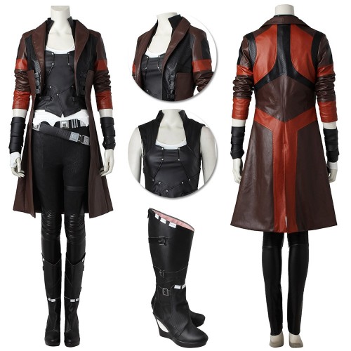 Gamora Cosplay Costume Guardians of The Galaxy Artificial Leather ...