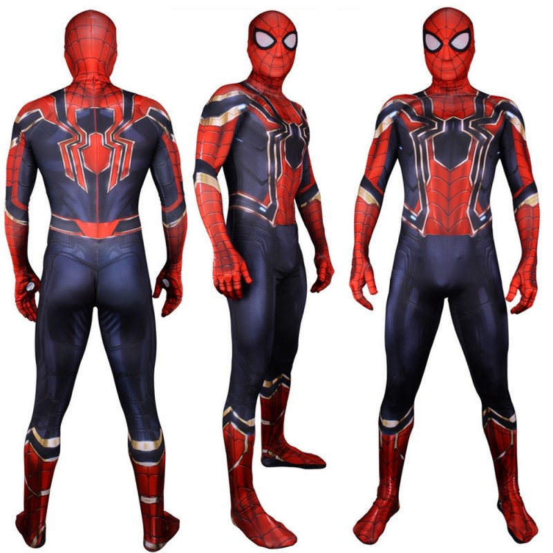 Avengers Infinity War Spider-Man Peter Parker Cosplay Costume