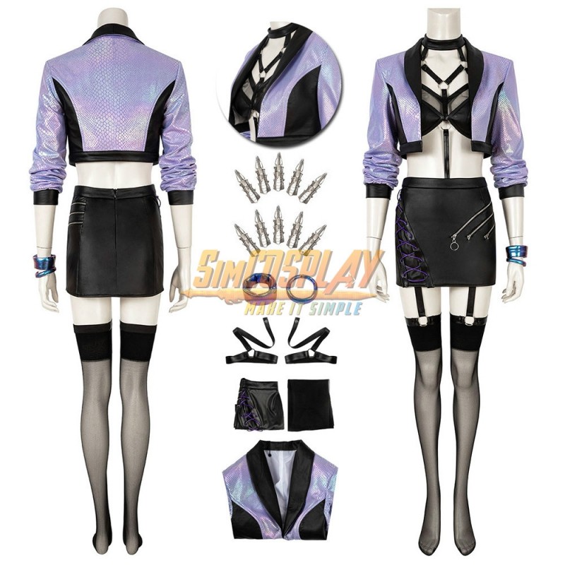 Featured image of post Kda Evelynn Cosplay Costume Lol kda evelynn pink braided hair cosplay wigs