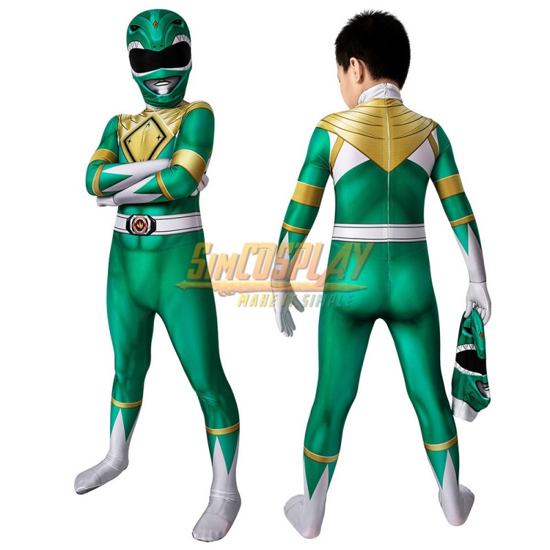 Power Rangers Men's Green Ranger Costume 