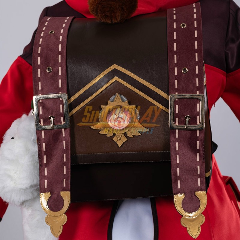Genshin Impact Klee Cosplay Costume Klee Red Backpack Cute Cosplay Suit