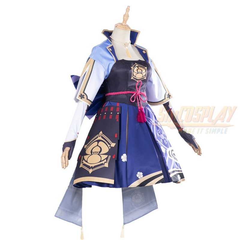 Genshin Impact Ayaka Cosplay Costume High Detailed Cosplay Suit