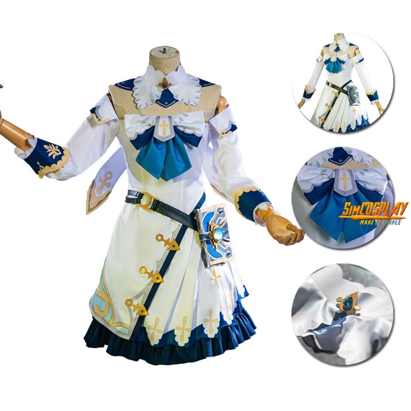 Genshin Impact Barbara Cosplay Costume Genshin Magic Girl