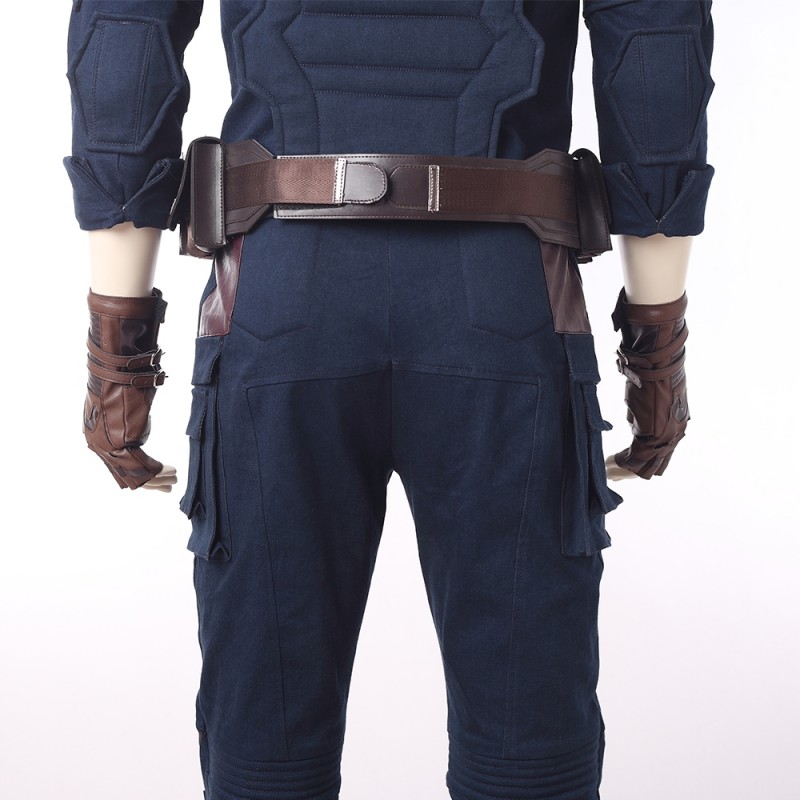 Avengers Infinity War Captain America Cosplay Costume Top Level