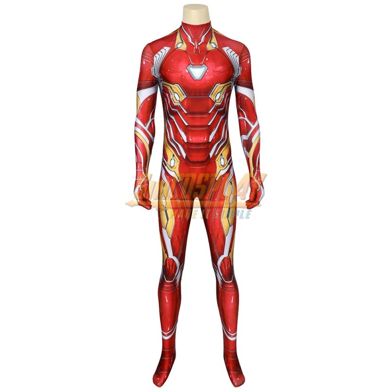 Iron Man Cosplay Suit Creative Hq Printed Iron Man Spandex Cosplay Costume