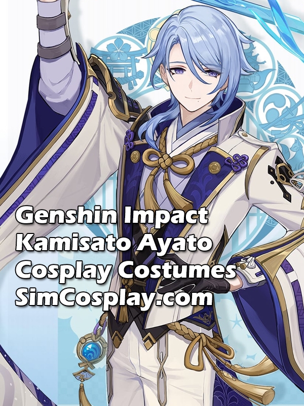 Genshin Impact Kamisato Ayato Cosplay Costumes