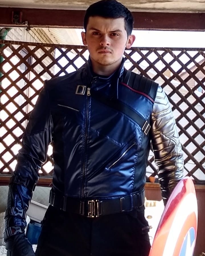Winter Soldier Cosplay Costume The Falcon and the Winter Soldier Suit Top Level