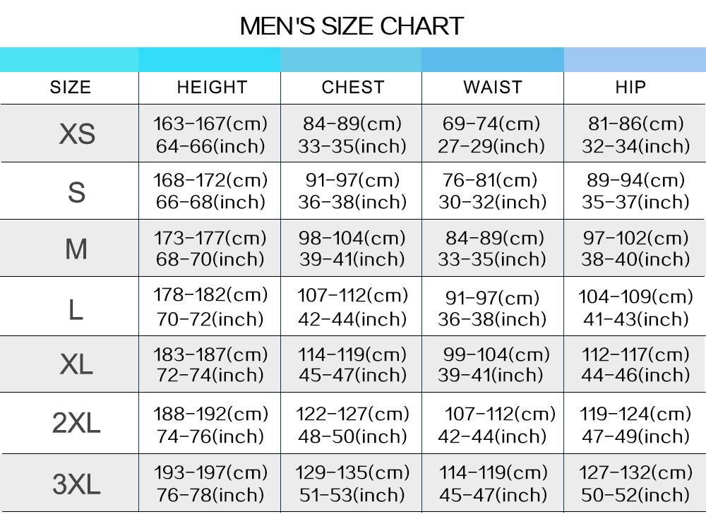 On Cloud Size Chart