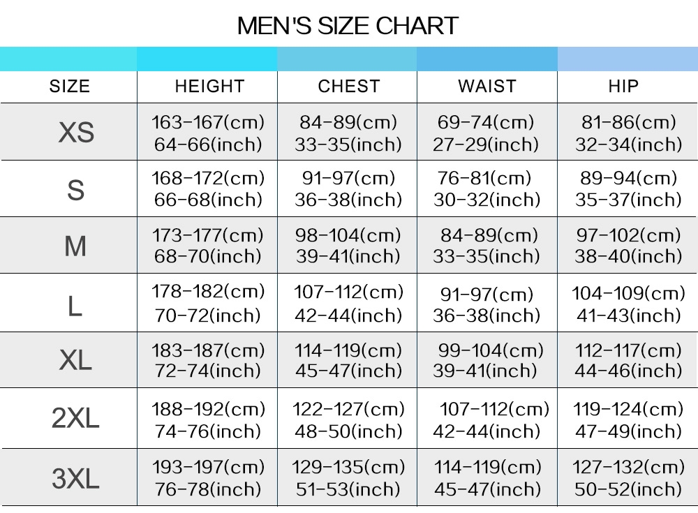 Costumes Usa Size Chart