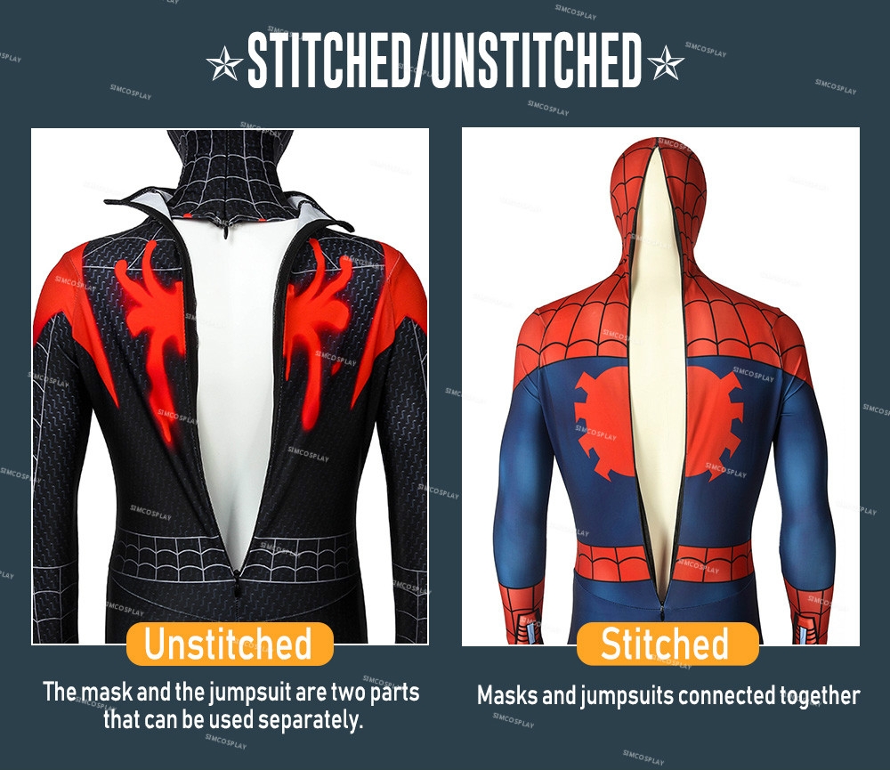 2021 Spider-Man Miles Morales combinaison Spiderman costume cosplay adulte  Hallo